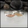 Celtic Heart knot ring in Gold and Silver