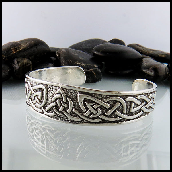 Sterling Silver Celtic Cuff Bracelet