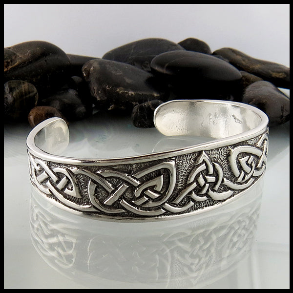 Trinity Knot cuff bracelet