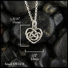 small robins heart pendant