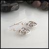 Robins Heart Celtic Earrings by Walker Metalsmiiths