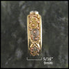 Celtic Knot Band Ring with Diamond