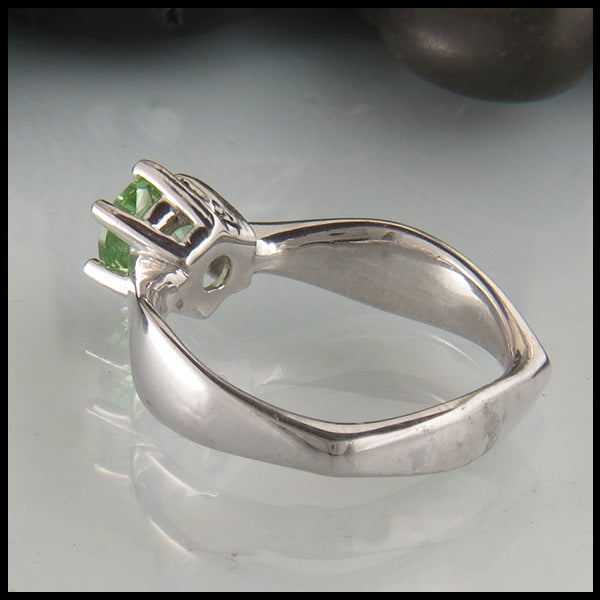 rear of gold ring 