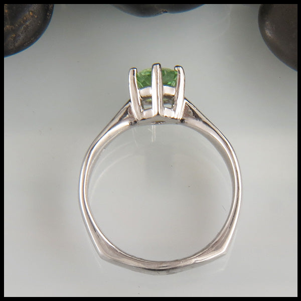 top of gold ring