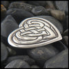 Celtic Heart brooch in Sterling Silver