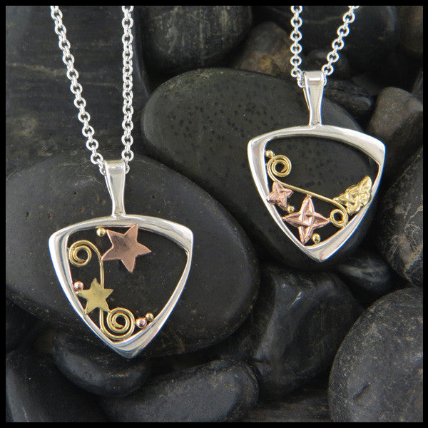 Celtic pendants in Sterling Silver and Gold