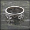 Celtic Knot Ring Band in Sterling Silver