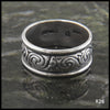 Spiral Knot Celtic Ring Band in Sterling Silver