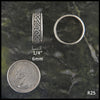 R25 measures 1/4"