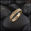 Josephine's Knot Wedding Band, Stacking Ring with Gemstones