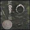 Diamond Bezel Set Celtic Engagement Ring