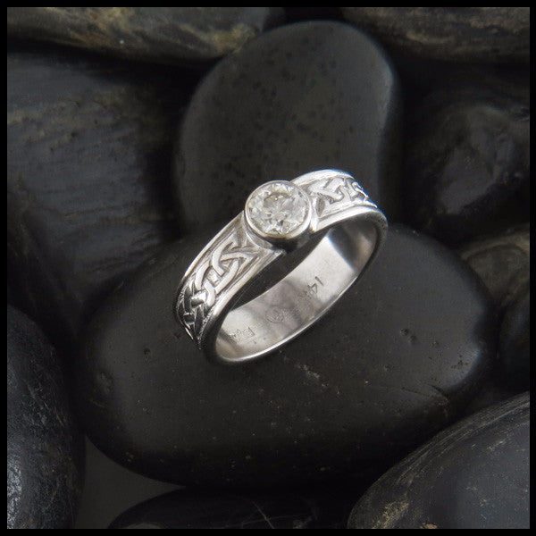 Josephine's Knot, Lover's Knot Diamond Band Engagement Ring