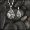 Teardrop Triquetra pendant in Sterling Silver