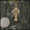 Open Celtic Knot Cross in 14K Gold