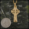 Traditional Celtic Cross in 14K Gold