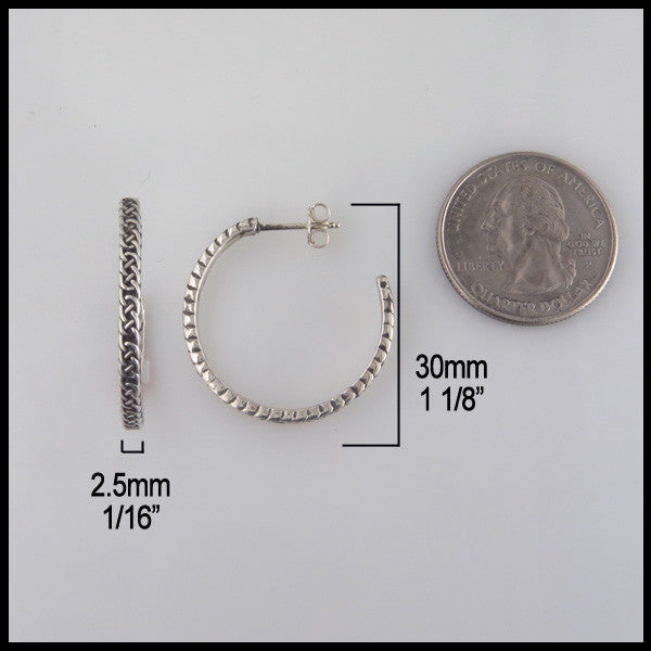 Large Josephine's knot hoop