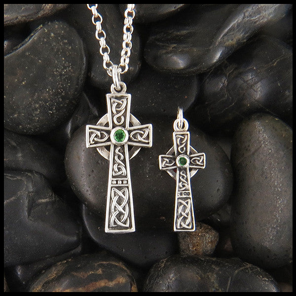 Sterling Silver Revival Celtic Cross Pendant