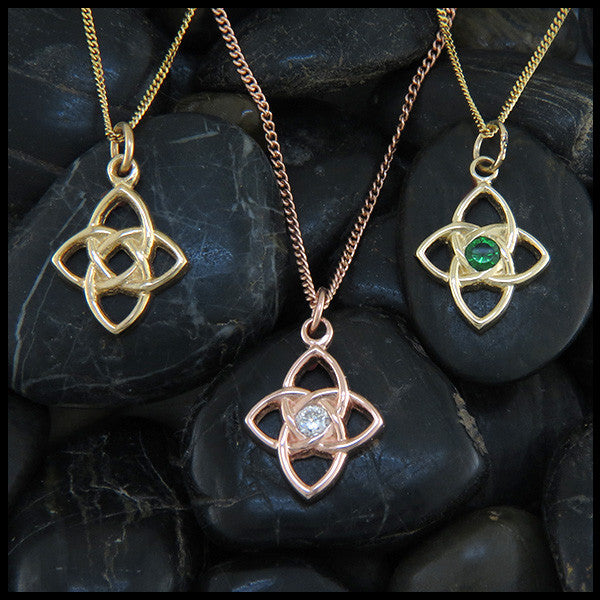 Celtic Starlight Knot Necklace