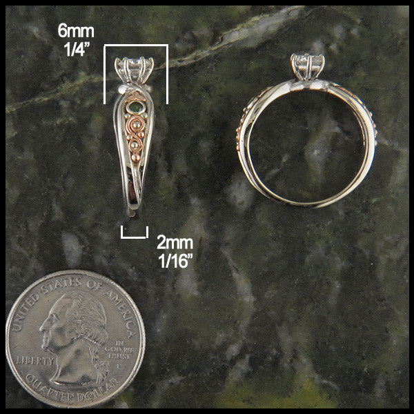 Celtic Trinity Engagement Ring