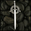 Sword kilt pin in silver