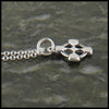Celtic Sterling Silver Cross Pendant Equal Arm