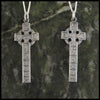 Double sided Celtic Cross in Silver