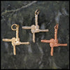 Traditional St Brigid Celtic Cross Necklace in 14K Gold