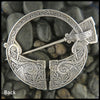 Penannular Brooch with 14k Rose Gold and silver