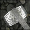 Sterling Silver large cuff Celtic bracelet
