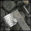 Sterling Silver large cuff Celtic bracelet