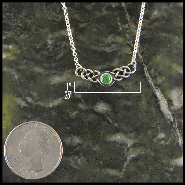 josephine's birthstone pendant earring set celtic jewelry birthday
