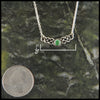 josephine's birthstone pendant earring set celtic jewelry birthday