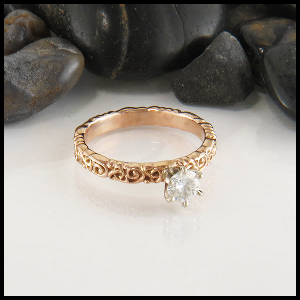 Celtic Knot Engagement Ring 