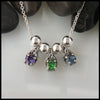 Celtic Mother's Necklace in Sterling Silver