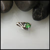 Celtic Birthstone Necklace in Sterling Silver