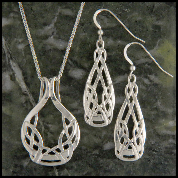 Art Nouveau Celtic Pendant in Sterling Silver