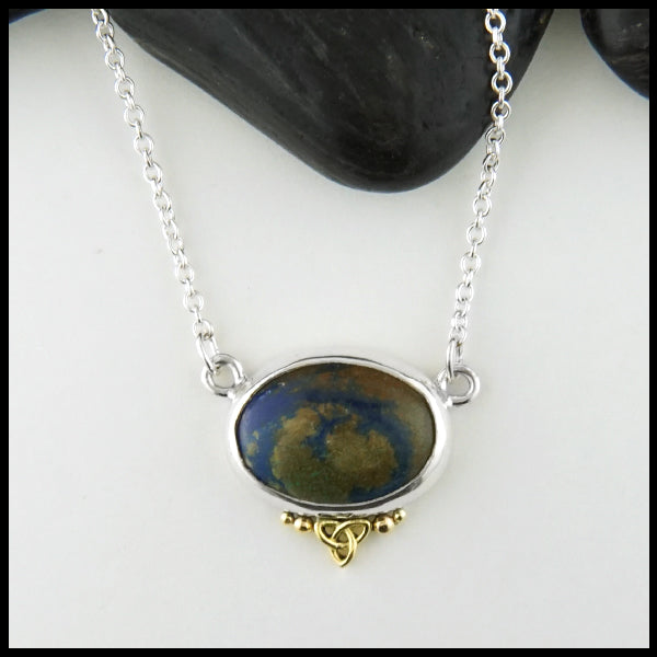 Azurite Chrysocolla Pendant