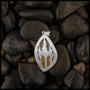 Pine Tree and Pietersite pendant in Sterling Silver