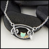 Heart Shaped Opal Necklace