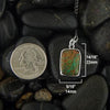 Azurite pendant 22mm long by 14mm long