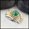 Emerald Cabochon Ring