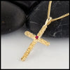 Trinity Scroll Cross with Ruby