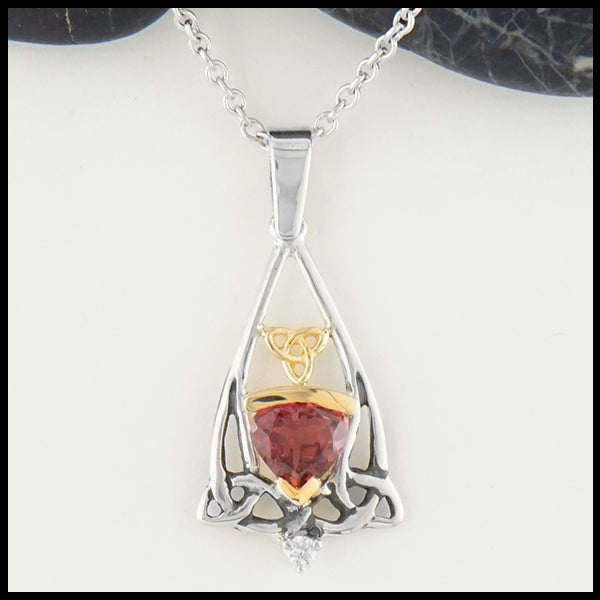 Pink Tourmaline Pendant