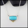 Trinity Knot Turquoise Pendant