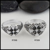 Comparison of two sizes of cross ring
