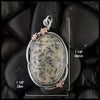 Pendant dimensions 28mm wide by 48mm long