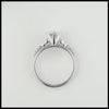 Profile view of Celtic Trinity knot cathedral ring