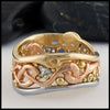 unique band with sapphire 