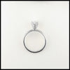 profile view of engagement ring