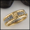 two tone custom celtic band 